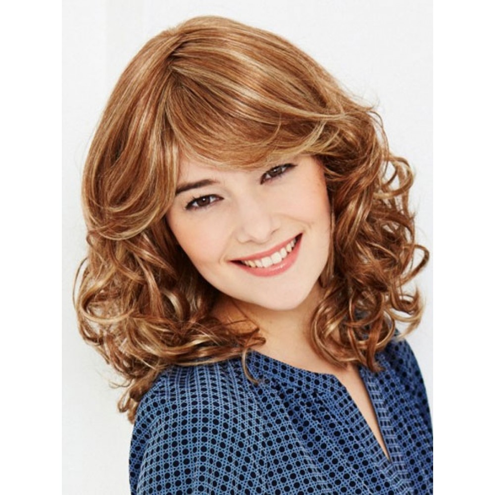 Human Hair New Women Wig Shoulder Length