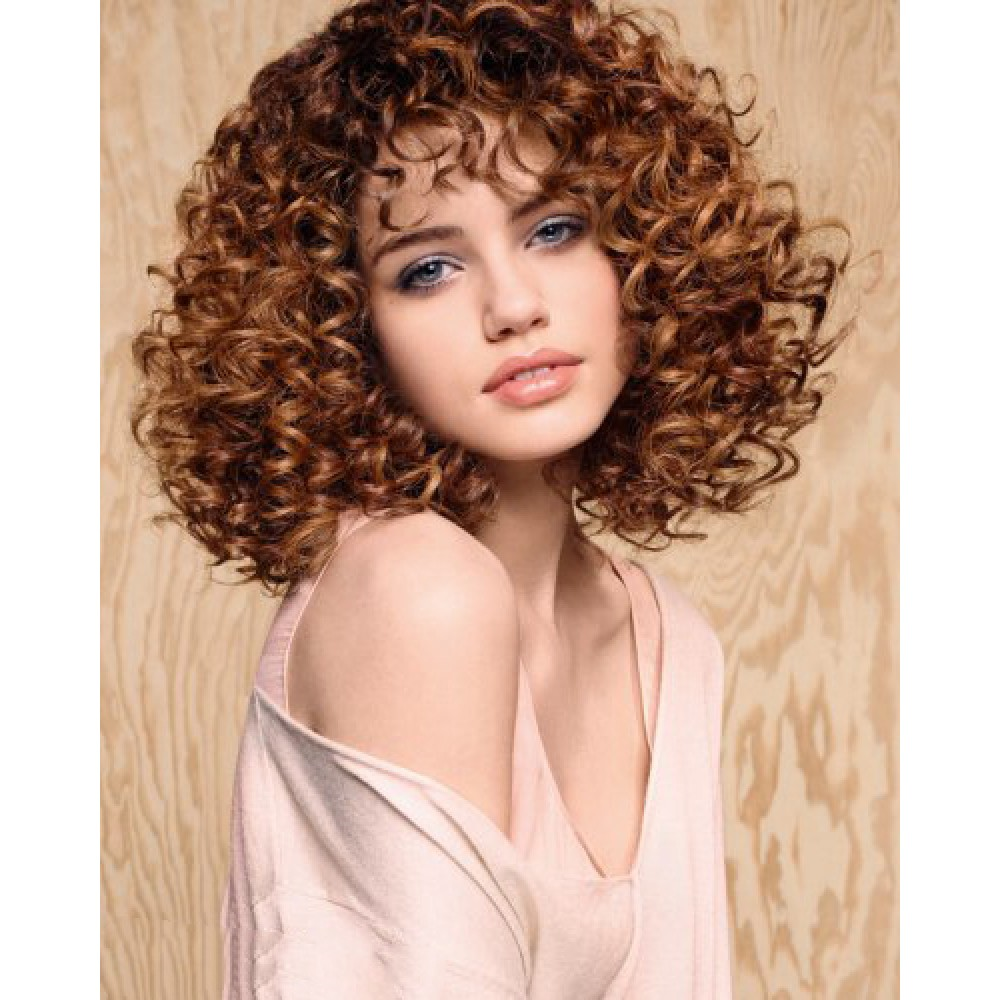 Mid-Length Curly Synthetic Hair Wig Hot Sale